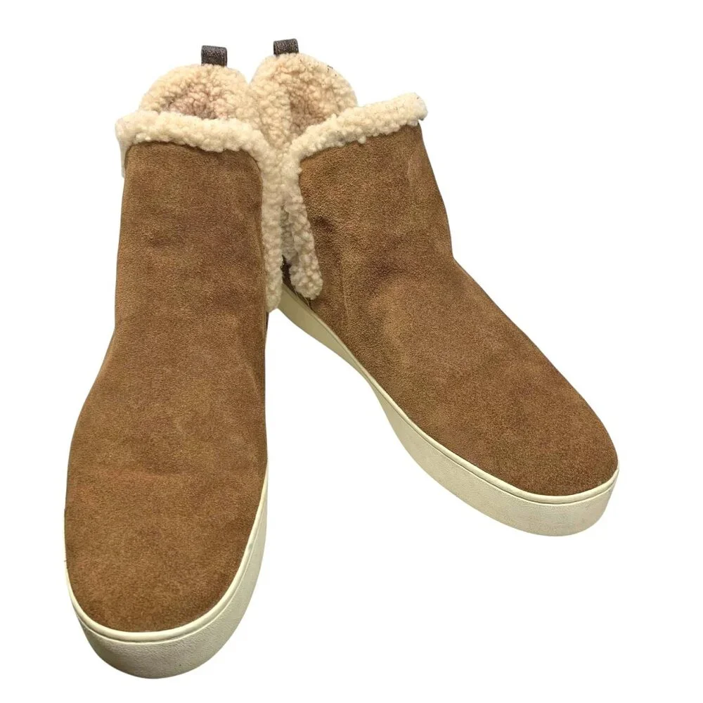 MICHAEL Michael Kors‎ Ashlyn Suede Shearling Lined Booties